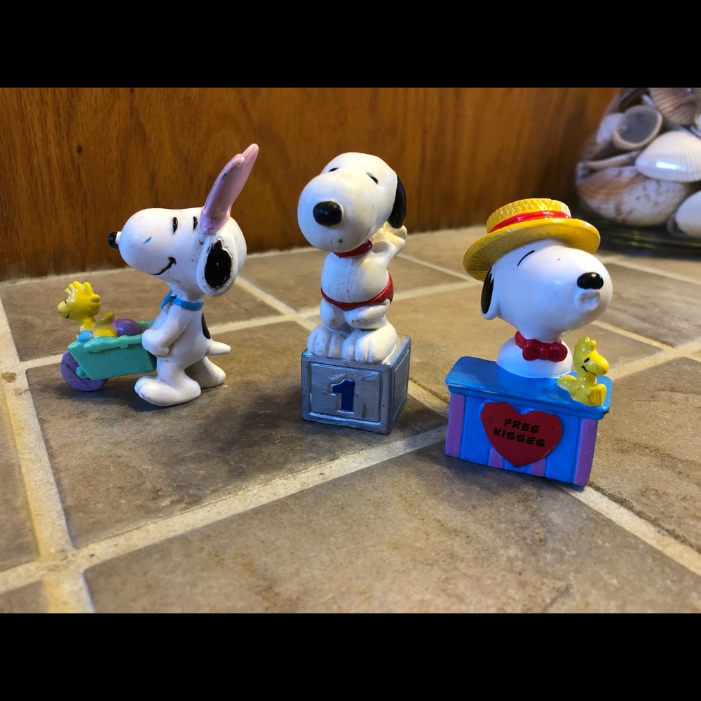 Snoopy Vintage PVC figures lot C